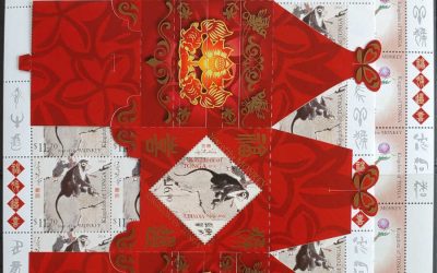 Tonga #1279-1281b VFNH 2016 Year of the Monkey (46)