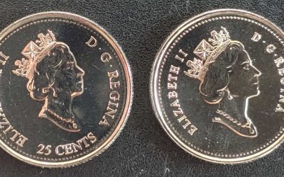 Canada BU 1999 November no denomination Mule 25c w/ normal