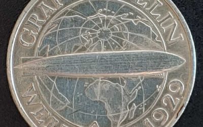 Germany XF 1930A Zeppelin Silver 3 Reichsmark