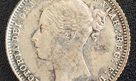 G.B. BU 1871 Queen Victoria Die 13 Silver 6 Pence