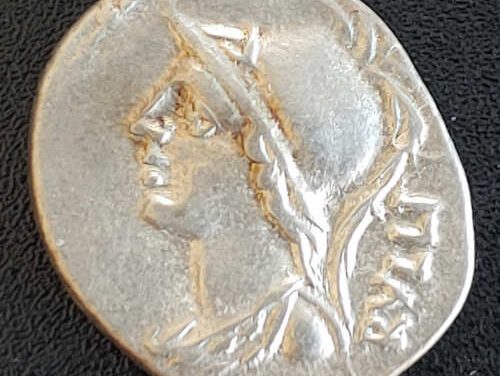 Roman Republic 100 BC P. Servilius M.F. Rullus 3.88gm AR Denarius