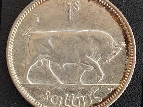 Ireland BU 1933 Silver Shilling