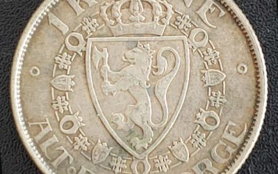 Norway AU 1912 Silver Krone