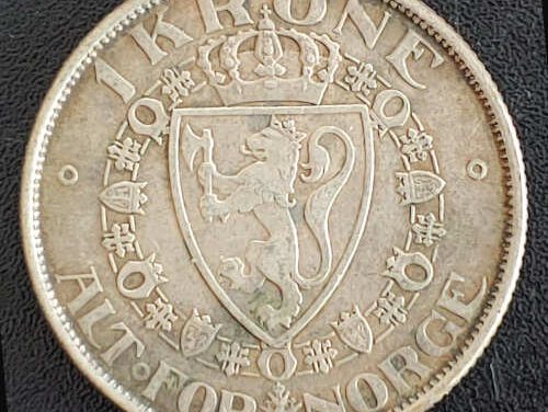 Norway AU 1912 Silver Krone