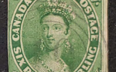 Canada #9 Fine Used 1857 7.5d, 1976 Greene Cert., ex Jarnick