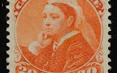 Canada #46 VF Unu 1893 20c Widow Weed