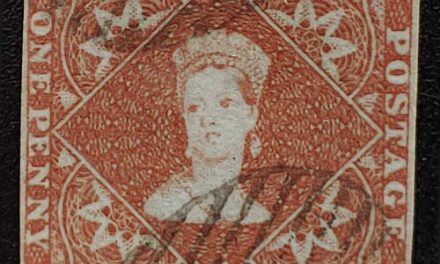 Nova Scotia #1 Fine Used 1853 1d Queen Victoria