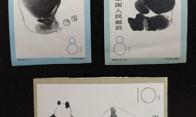 P.R. China #708-10 VFNH 1963 Imperf Panda Set