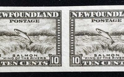 Newfoundland #193a VF Unused 1932/37 10c Imperforate Pair