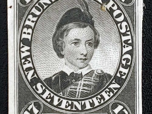 New Brunswick #11P VF 1860 17c Plate Proof