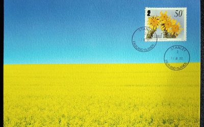 Falkland Islands 24 Aug 2023 Ukraine Support Maxicard #1/2*
