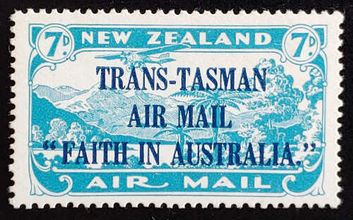 N.Z. #C5 VF Mint 1934 Trans-Tasman Flight Airmail