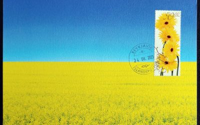 Iceland 24 Aug 2023 Ukraine Support Maxicard #1/2 (only one offered)*