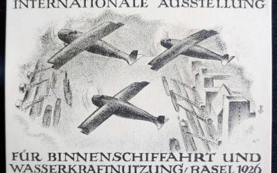 Swiss 1 Jul 1926 Basel/Schaffhausen Flight Card w/ vignette