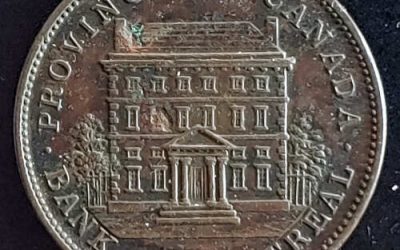 Province of Canada XF 1842 Bank of Montreal Penny Token