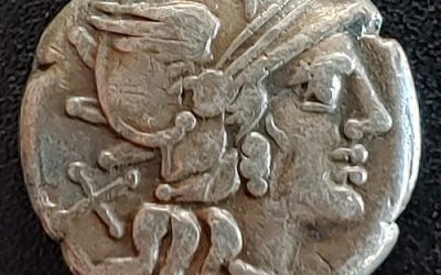 C. Renius 138 BC Roman Republic Silver Denarius w/ Roma