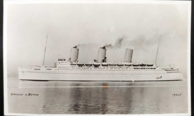 S.S. Empress of Britain Unused 1936 Hayward Postcard