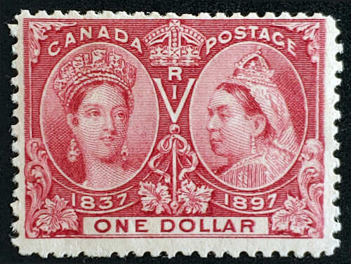 Canada #61 Fine Mint 1897 $1 Jubilee