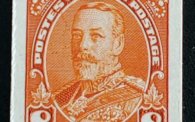 Canada #222P VF 1935 8c George V Plate Proof, 800 made