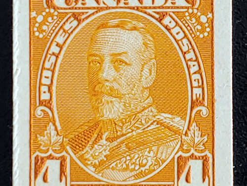 Canada #220P VF 1935 4c George V Plate Proof, 800 made