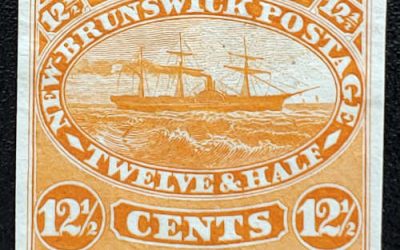New Brunswick #10TCi VF 1860 12.5c Plate Proof