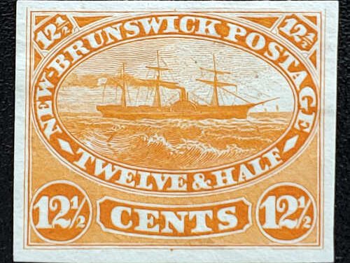 New Brunswick #10TCi VF 1860 12.5c Plate Proof