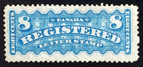 Canada #F3 well centered Unused 1876 8c R.L.S.