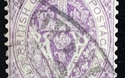 British Columbia #17 VF Used 1869 50c on 3d Violet