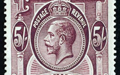 Falkland Islands #38 VF Mint 1912/1914 5/- George V