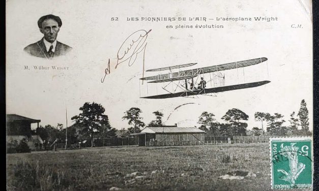 Wilbur Wright 27 Jul 1909 5c Aviation Postcard