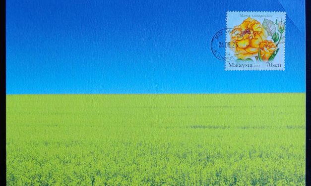 Malaysia 24 Aug 2023 Ukraine Support Maxicard #1/3 (last one)*