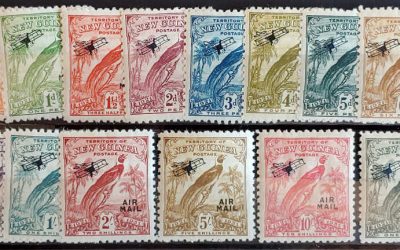 New Guinea #C14-C27 F/VF Mint 1931 Airmail Set (14)
