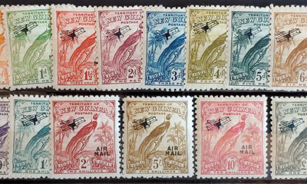 New Guinea #C14-C27 F/VF Mint 1931 Airmail Set (14)