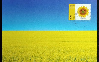 Sri Lanka 24 Aug 2023 Ukraine Support Maxicard #1/5*