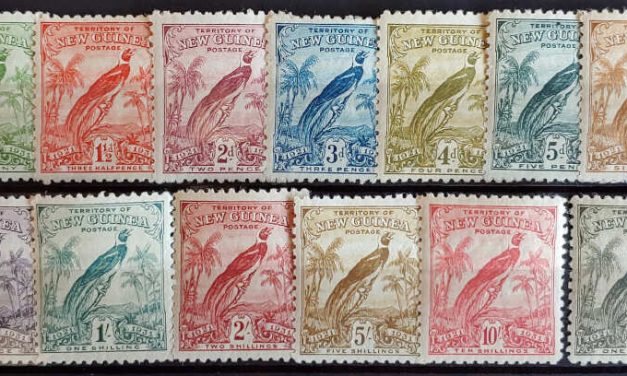 New Guinea #18-30 F/VF Mint 1931 Bird of Paradise Set (13)