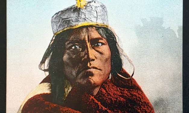 Pueblo Indian Unu Edward Mitchell colour Postcard