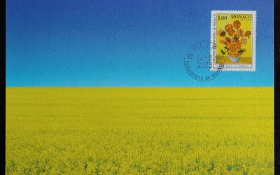 Monaco 24 Aug 2023 Ukraine Support Maxicard #2/3* (only 1 available)