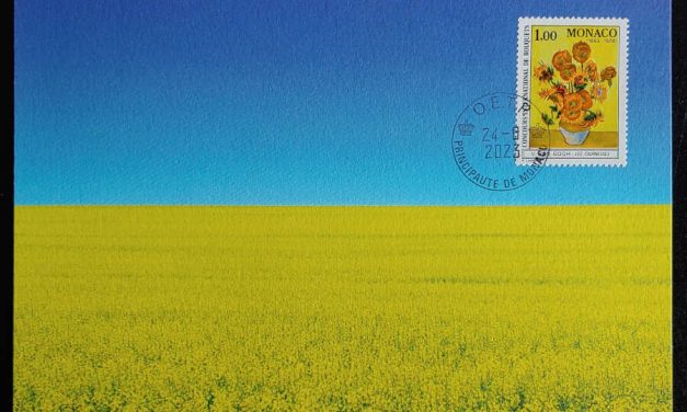Monaco 24 Aug 2023 Ukraine Support Maxicard #2/3* (only 1 available)