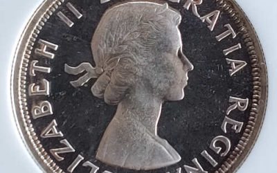 Canada NGCX PL66 1954 QEII heavy cameo Silver $1