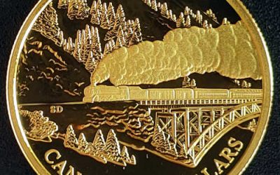 Canada Proof 1996 Transcontinental Railroad 1/2oz $200 Gold #243