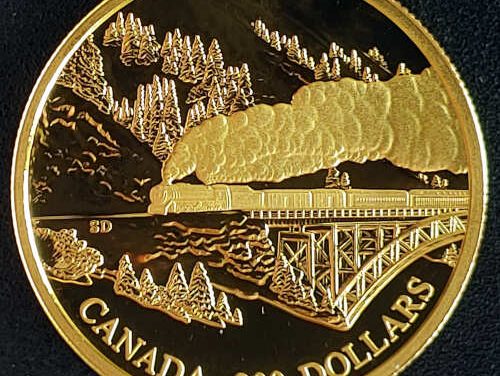 Canada Proof 1996 Transcontinental Railroad 1/2oz $200 Gold #243