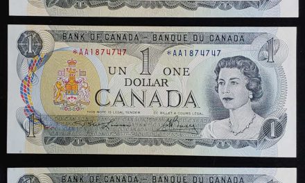 Canada #BC46aA 3 consecutive Gem Unc 1973 Prefix *AA $1 Bills