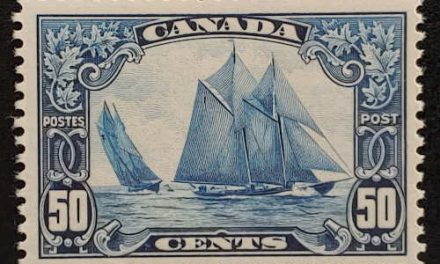 Canada #158 F/VF Never Hinged 1929 50c Bluenose