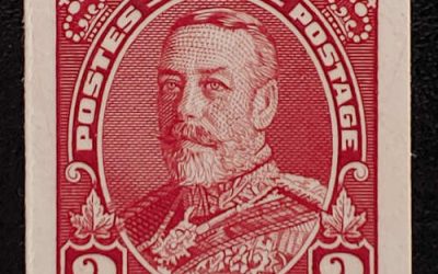 Canada #219P VF 1935 3c George V Plate Proof, 800 made