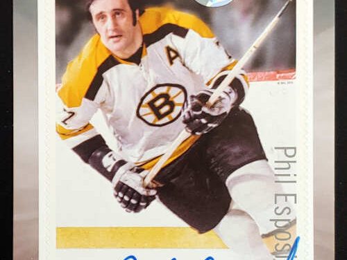 Canada #2949i VFNH 2016 $1.80 signed Phil Esposito