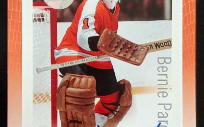 Bernie Parent signed #2877i VFNH 2015 $1.80 Stamp Card
