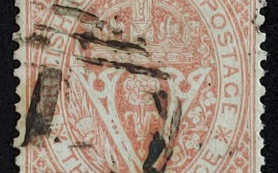 British Columbia #9 VF Used 1867/71 5c on 3d Perf 14
