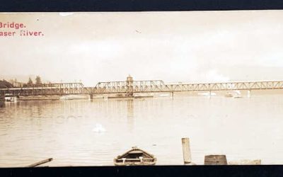 The Great Bridge Fraser River Unu Timms Bookmark Postcard