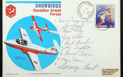 Canada #B10 29 Oct 1976 Snowbirds signed Flight Cover #166/575