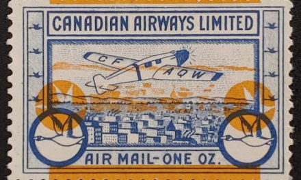 Canadian Airways #CL51e Fine+ Mint 1932 10c Shift Variety